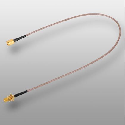 Picture of Coaxial antenna cable extension with SMA-SMA socket for Gizmo 12-22R receiver (800mm)