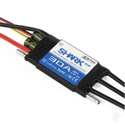 Picture of ZTW Shark 30A SBEC ESC G2 (2-4 Cells) (Water-cooled)